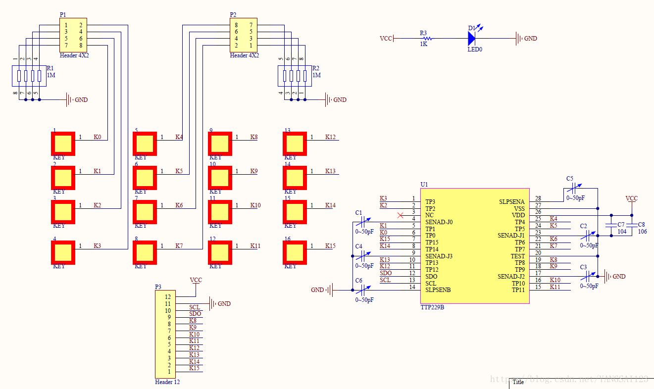 ESP32电容触摸 电容触摸ic_触摸板_32