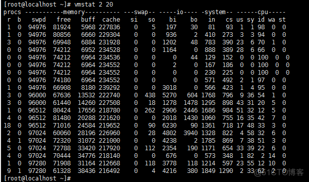 centos 查看服务器tcp请求 centos查看服务器性能_缓存