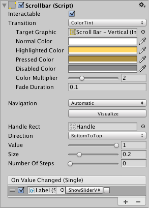 unity scrollview代码 unity scrollbar用法_游戏_02