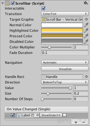 unity scrollview代码 unity scrollbar用法_控件_02