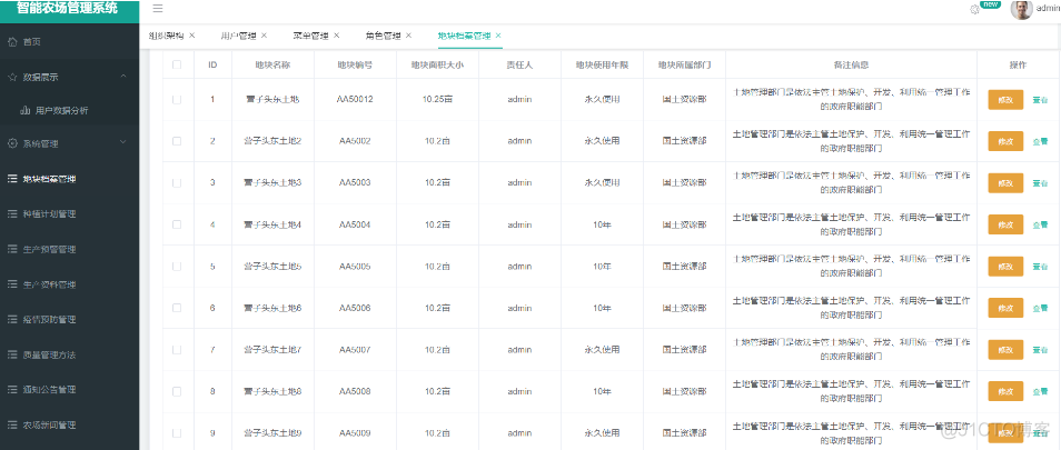 基于Java+SpringBoot+vue的智能农场管理系统详细设计和实现_vue.js_09