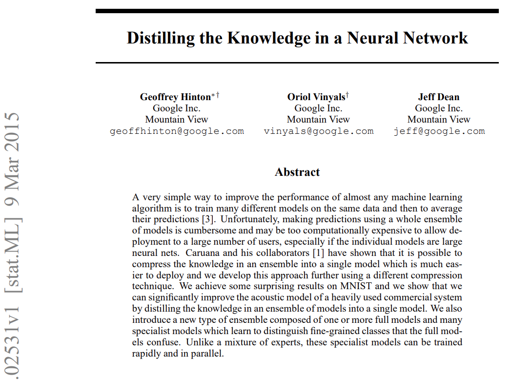 读论文《Distilling the Knowledge in a Neural Network》——蒸馏网络 —— 蒸馏算法 —— 知识蒸馏 中的温度系数到底怎么用， temperature怎么用?_git