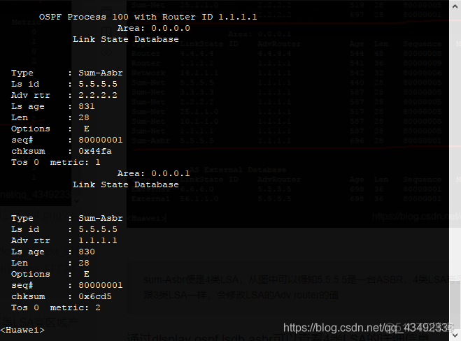 ospf LSA3类和4类 ospf一类lsa_ospf_12