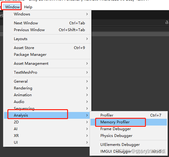 unity profiler真机调试 unity memory profile_游戏引擎_04