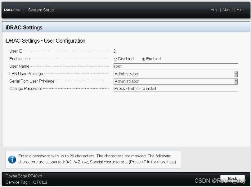 zabbix idrac修改IP 会重启吗 idrac默认ip_用户名_08