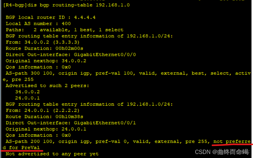 bgp 选路实验 bgp11条选路_R3_04