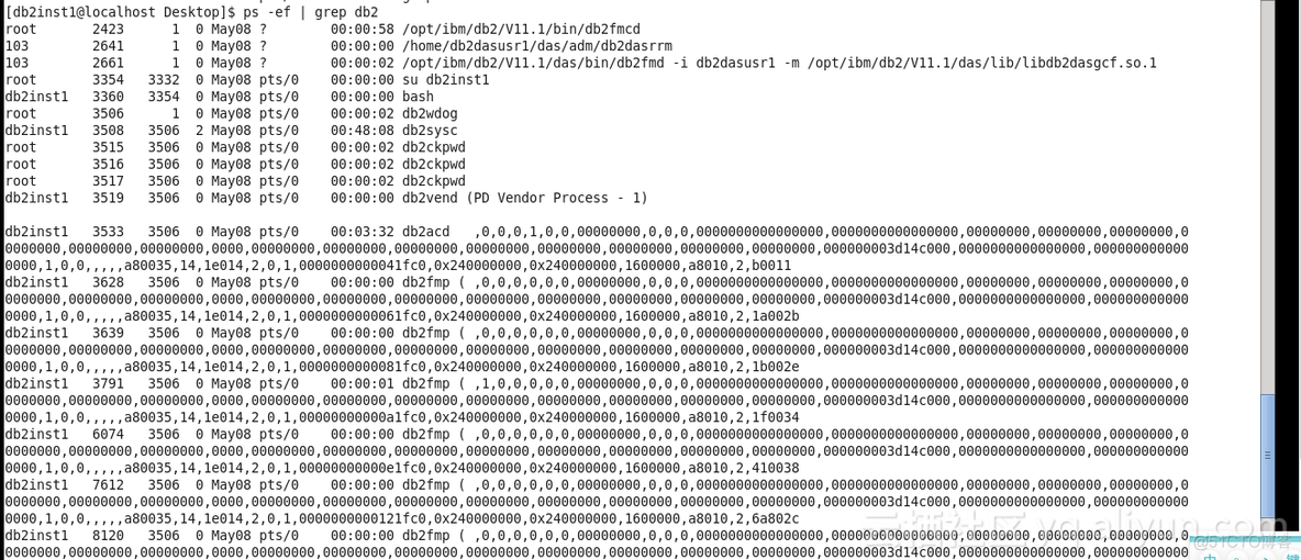 db2共享内存进程 db2fmp进程_数据库