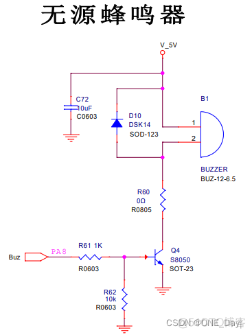 ESP32驱动蜂鸣器电路 stm32驱动蜂鸣器_单片机