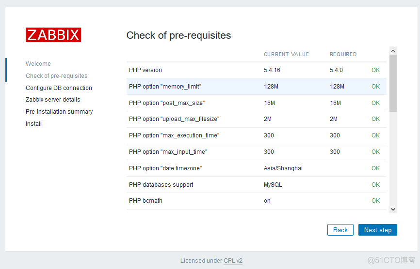 zabbix 重启后提示Database error zabbix server启动_数据库_02