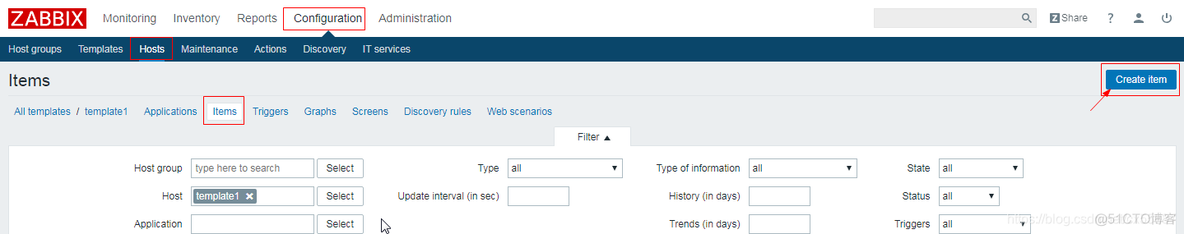 zabbix 模板库下载 zabbix自带模板_选项卡_13