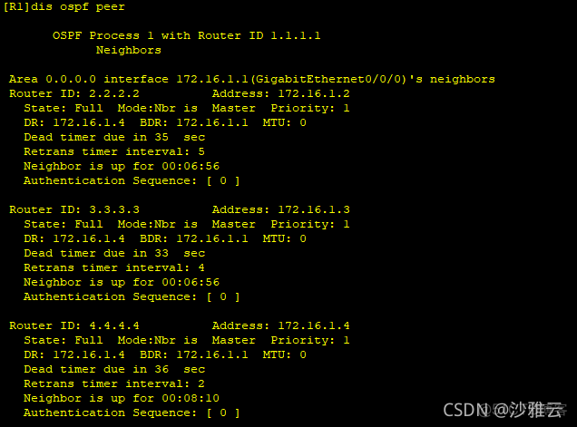 ospf的dr和bdr的作用是什么 ospf的dr和bdr实验_优先级_03