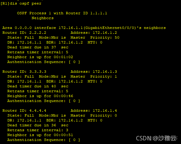 ospf的dr和bdr的作用是什么 ospf的dr和bdr实验_R3_06