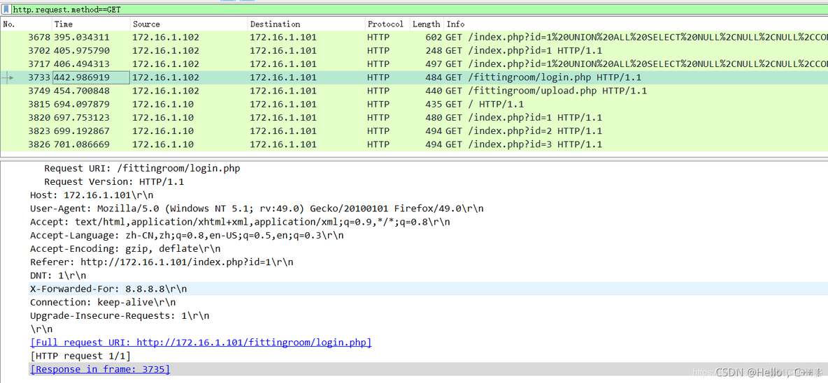 wireshark对基础恶意流量的分析 wireshark抓流量_wireshark_02