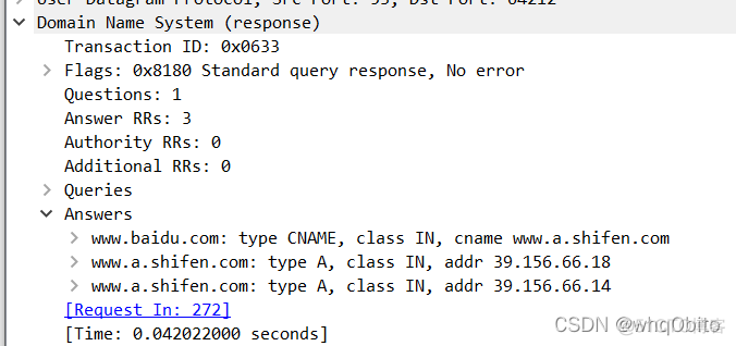 WIRESHARK DNS异常 wireshark dns实验_wireshark_09