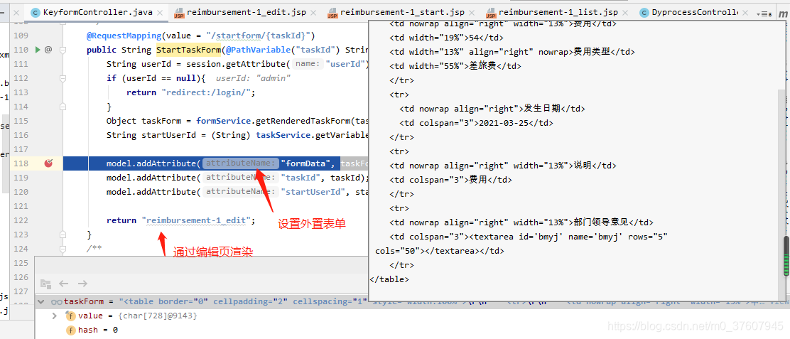 SpringBoot activiti工作流 页面可视化 activiti 外置表单 springboot_xml_13