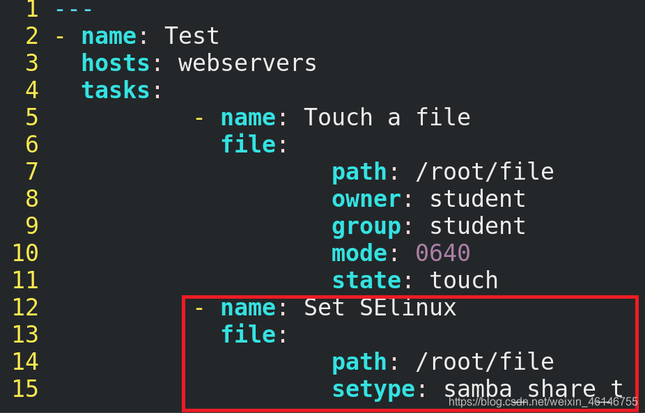 ansible playbook 替换文本内容操作模块 ansible修改文件内容_创建文件_07