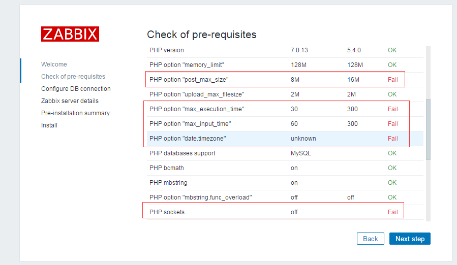 zabbix连接外部数据库 zabbix数据库配置_php_21