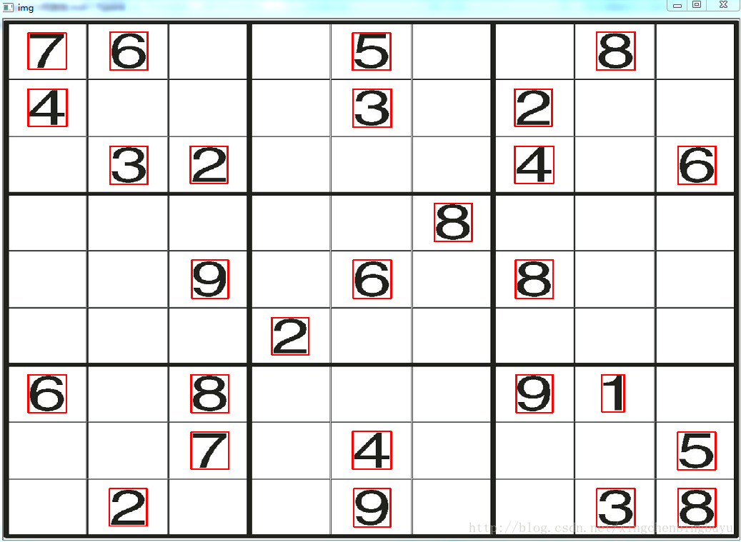 tesseract和opencv识别图片文字 opencv识别图片中的数字_九宫格_04