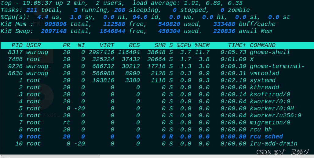 subprocess run查看阻塞命令的结果 linux查看阻塞进程_linux_02