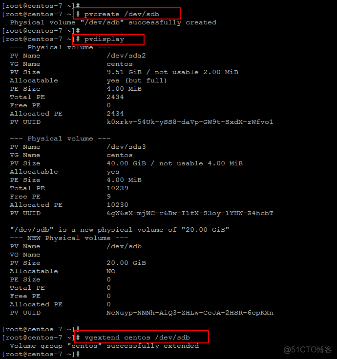 centos 虚拟机扩展硬盘 centos虚拟机增加硬盘_centos_10