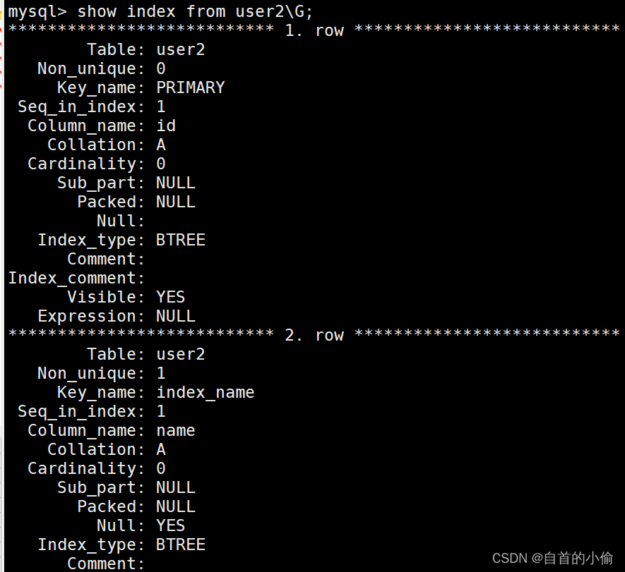 sql多个字段建主键索引 sql创建主键索引_mysql_02