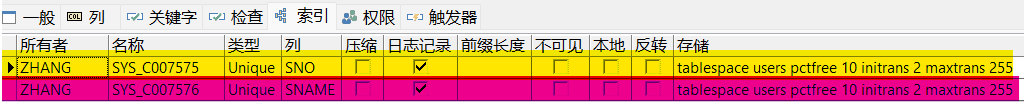 数据库索引字段排序设置 数据库索引语句_SYS_03