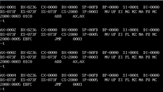 汇编按esc退出程序 汇编退出debug_段地址_06