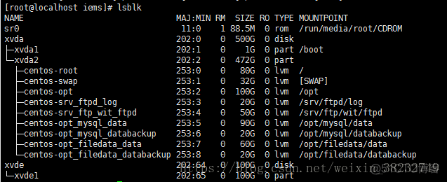 centos7 逻辑分区未激活 centos7创建逻辑分区并挂载_活动状态