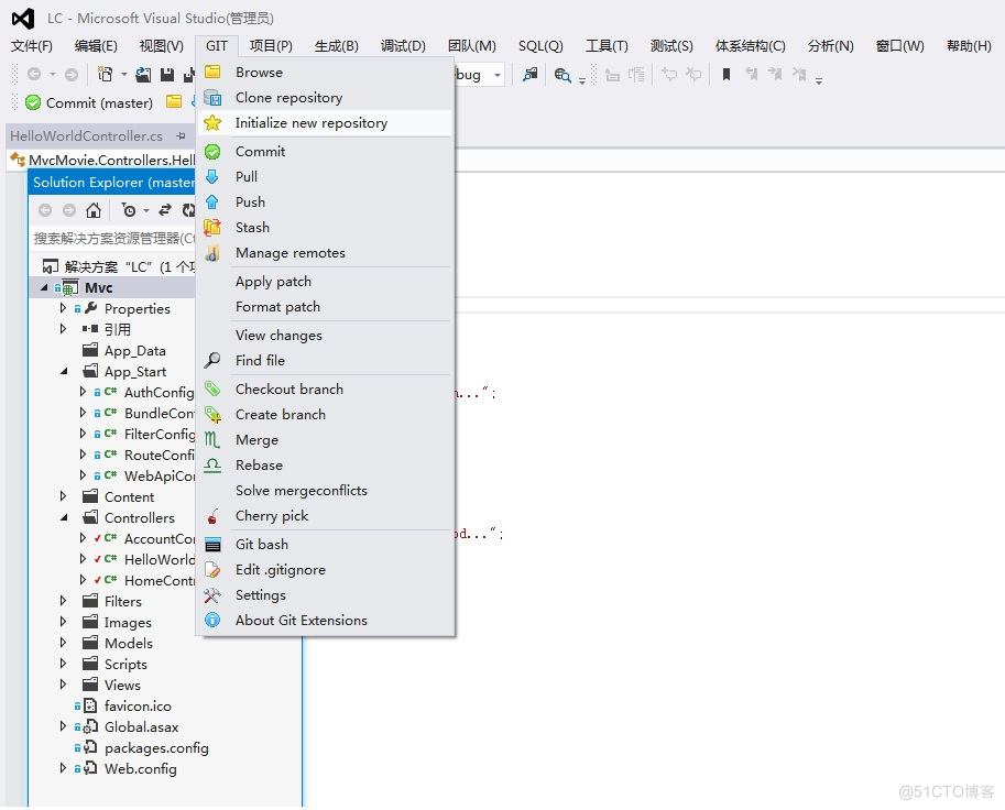 vs对比git仓库 vs2012 git_git_03