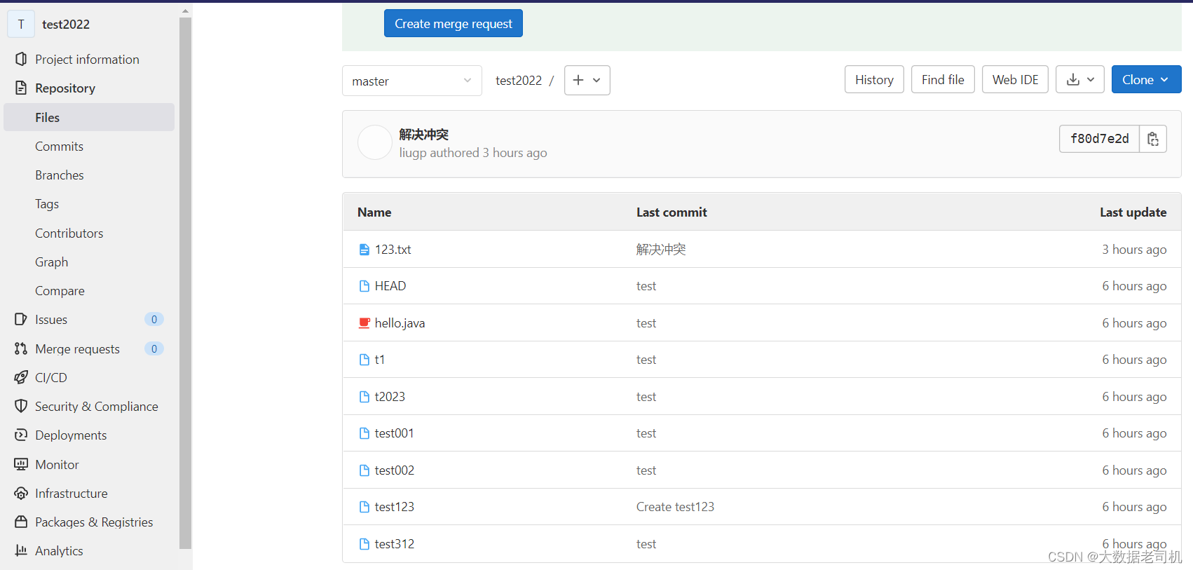 Gitlab Runner Token 利用 gitlab的token在哪里设置_git_63