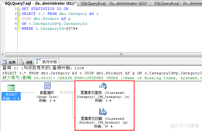 SQL执行计划 索引类型 sqlserver执行计划_SQL执行计划 索引类型_03