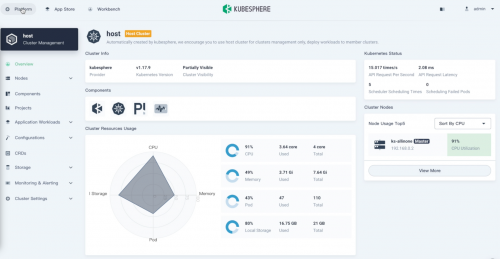 kubesphere怎么使用 kubesphere3.0_数据_04