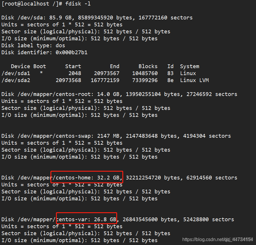 centos7 扩容vda2分区 centos7 home分区扩容_centos_09