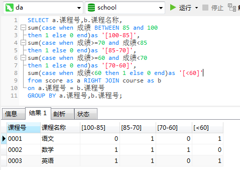 postgresql sql多列相加 sql多列求和计算列_sql交叉表查询_13