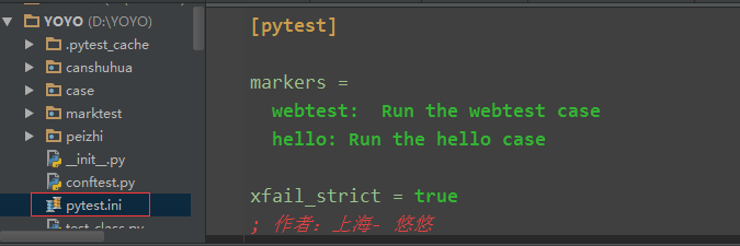 pytest log封装使用 pytest.ini_python