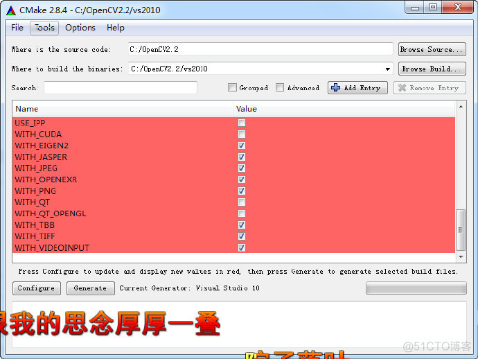 【Opencv】Vs2010 <wbr>上的配置Opencv2.2