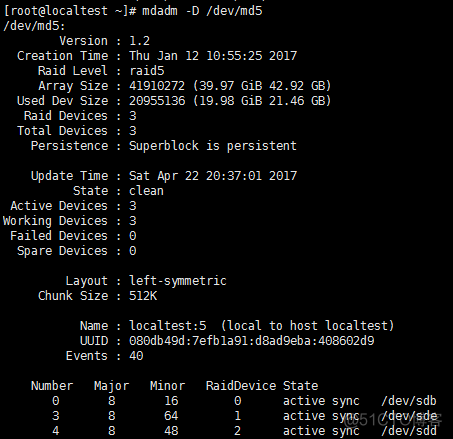 centos组完阵列设置 centos7配置raid5_重启_16