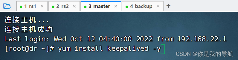 keepalived实现zabbix高可用 keepalived 高可用_运维_03