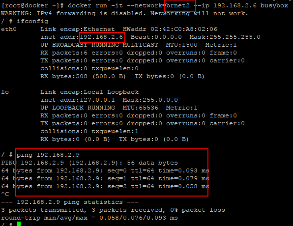 两个容器ping 两个容器中间连通_docker_02