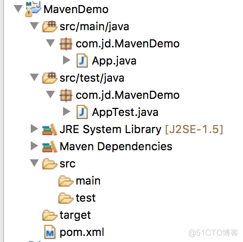 maven 项目结构类型 java maven项目目录结构_java maven 目录结构_04