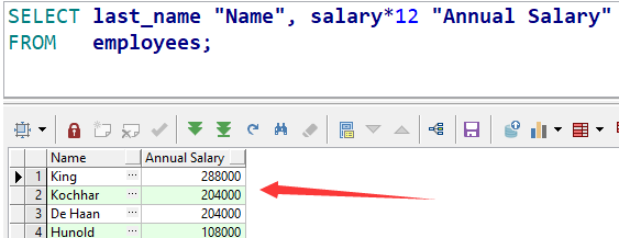 select VALUES select values oracle_数据_10