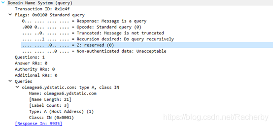 wireshark dns解析过程 wireshark抓包dns报文分析_网络协议_09