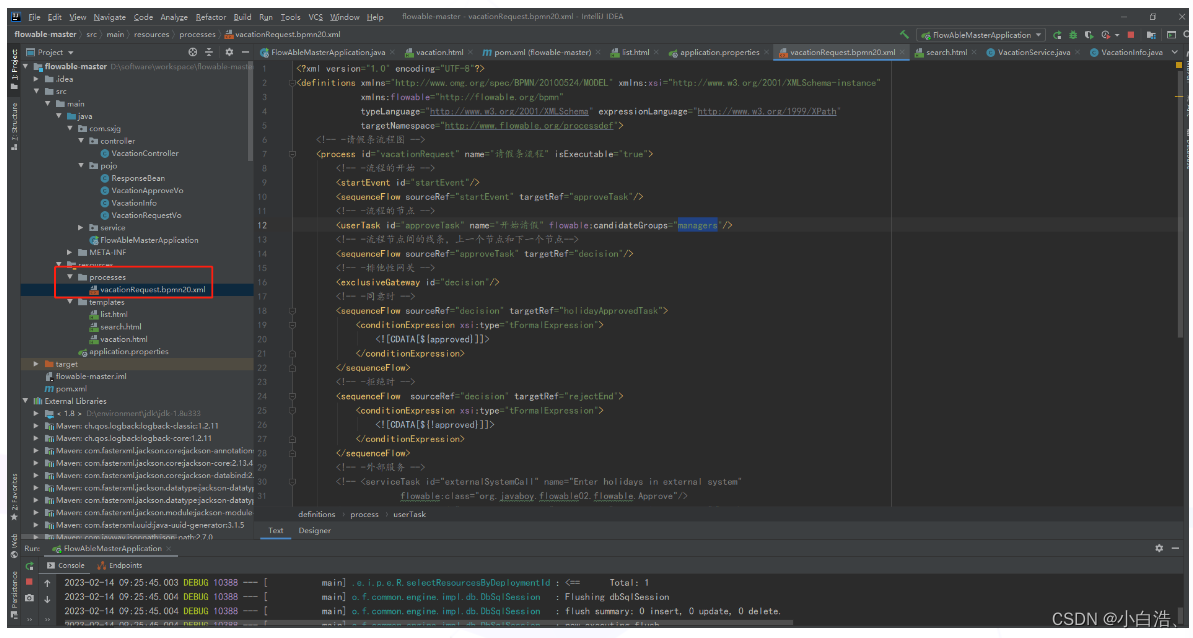 springboot 集成 flowable 动态生成 bpmn20 springboot集成flowable设计器_spring boot