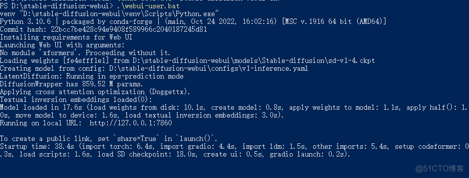 stable diffusion安装Could not install packages due to an OSError stable Diffusion安装配置_git_03