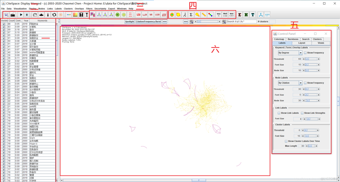 citespace没有弹出可视化 citespace可视化界面出不来_其他