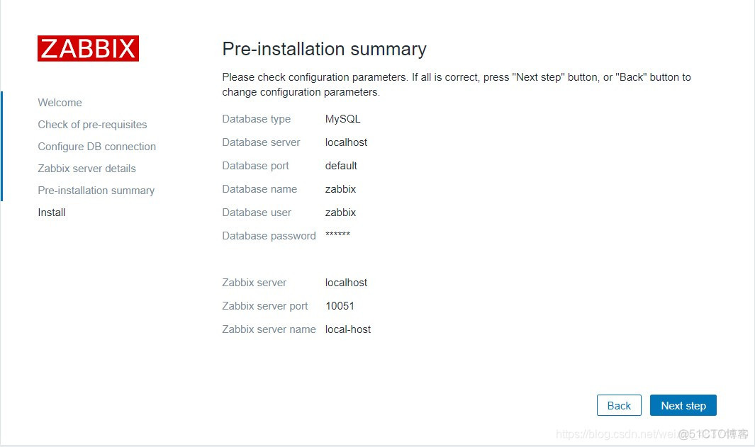 zabbix安装后页面异常 zabbix appliance 安装_mysql_05