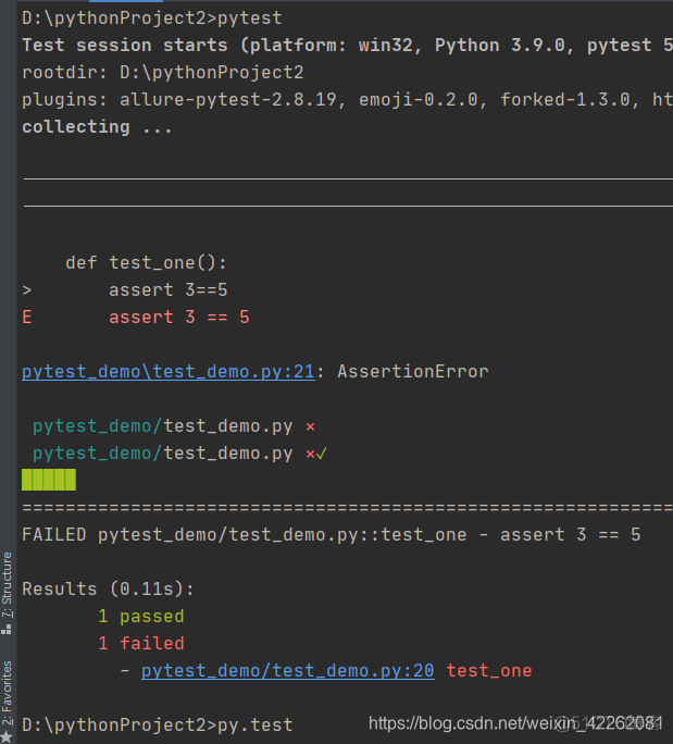 pytest win10运行结果乱码 pytest运行原理_python_02