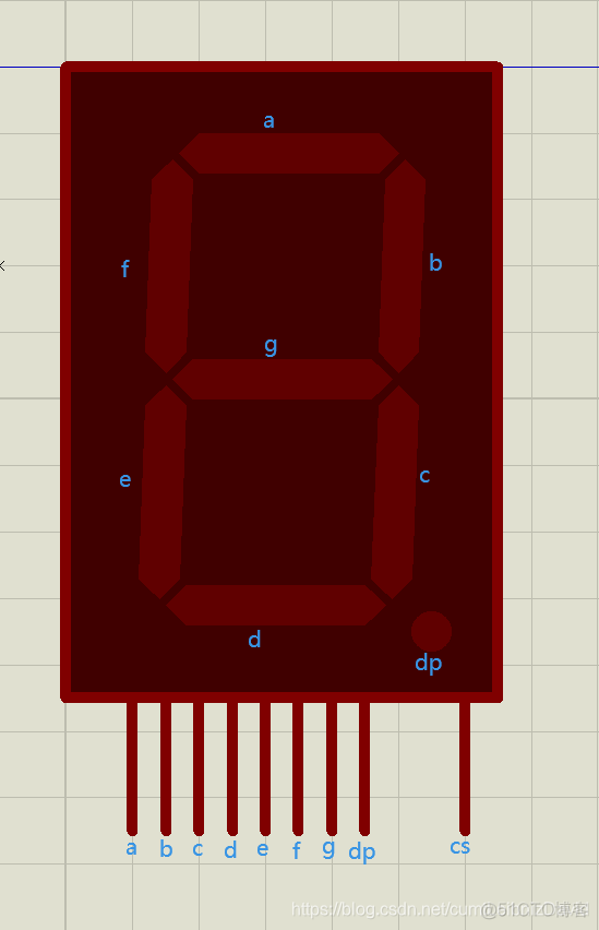 七段数码管仿真testbench 七段数码管实验_数码管