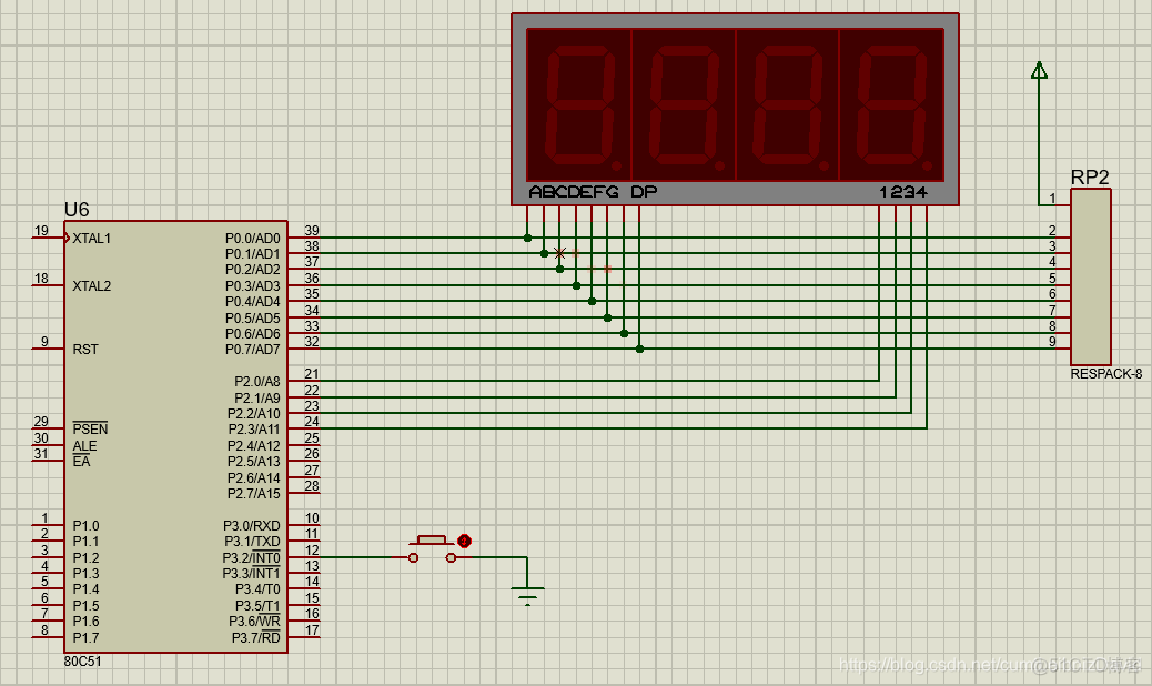 七段数码管仿真testbench 七段数码管实验_数码管_05