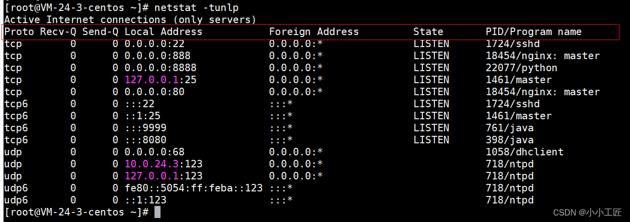 netstat 只监控特定端口 netstat如何监听端口_TCP_03